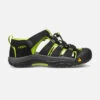 Keen Big Kids' Newport H2 Sandal - Black/Lime Green -EveryShoes Shop 1009965 P PDP