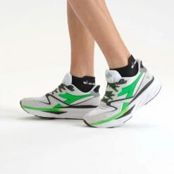 Diadora Men's Atomo V7000 Running Shoe - White/Green Fluo/Black - Regular (D) -EveryShoes Shop 101 1 7792a934 3ac7 486a 9781 e49f109eb386