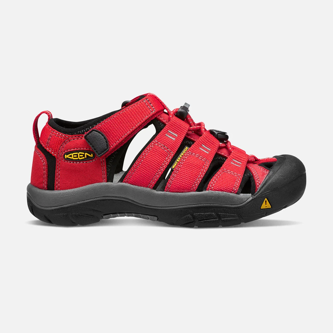 Keen Little Kids' Newport H2 Sandal - Ribbon Red/Gargoyle 3 Keen Little Kids' Newport H2 Sandal - Ribbon Red/Gargoyle