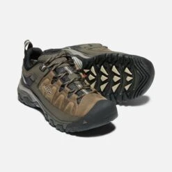 Keen Men's Targhee III Waterproof Hiking Shoe - Bungee Cord/Black - Wide (2E) -EveryShoes Shop 1018597 PPS PDP