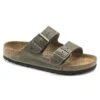 Birkenstock Arizona Soft Footbed Faded Khaki Oiled Nubuck Leather- Regular/Wide -EveryShoes Shop 1019313