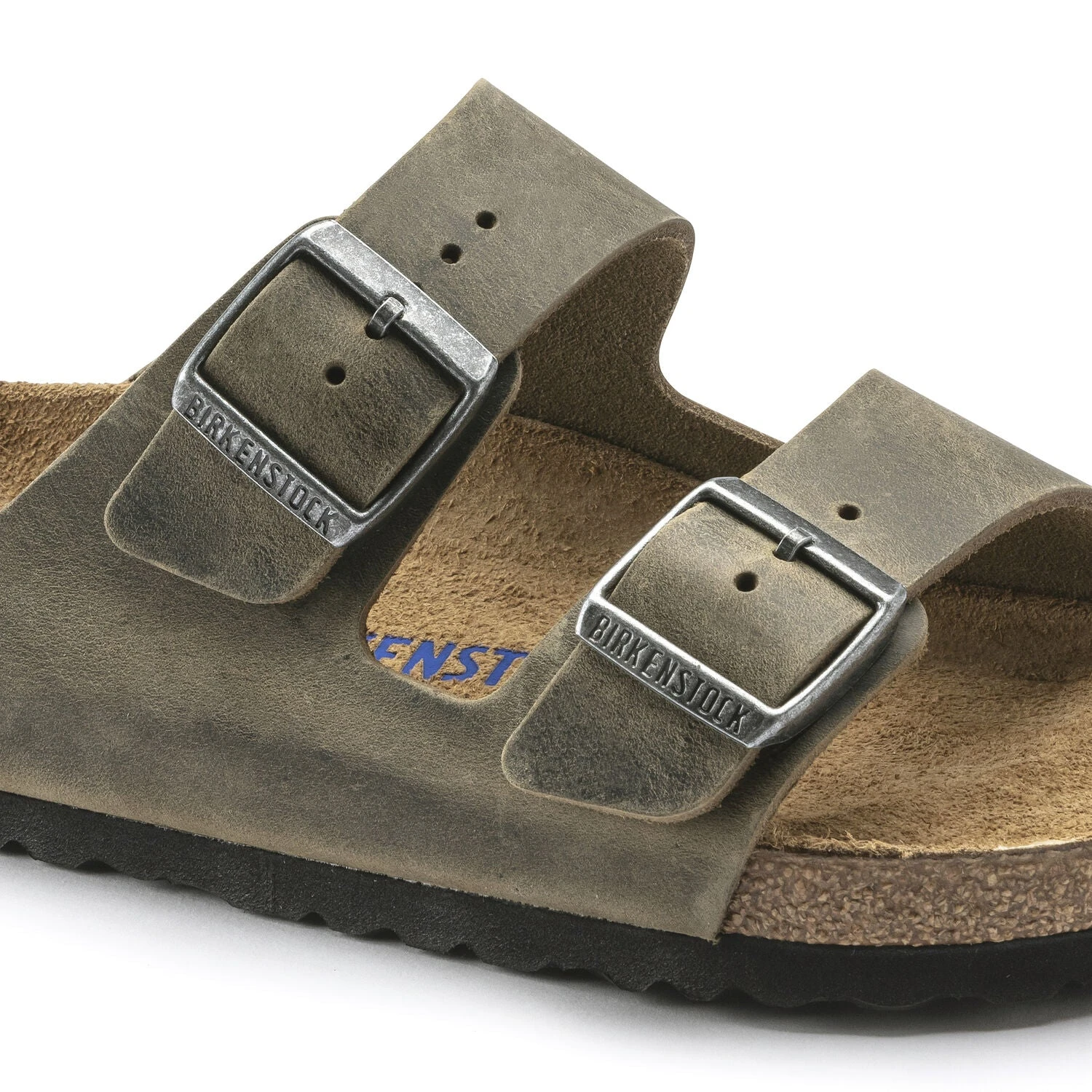 Birkenstock Arizona Soft Footbed Faded Khaki Oiled Nubuck Leather- Regular/Wide 6 Birkenstock Arizona Soft Footbed Faded Khaki Oiled Nubuck Leather- Regular/Wide - Image 5