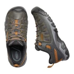 Keen Men's Targhee Vent Trail Shoe - Raven/Bronze Brown - Regular (D) -EveryShoes Shop 1020743 PLD large
