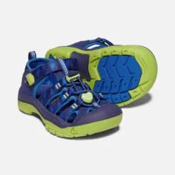 Keen Little Kids' Newport H2 Sandal - Blue Depths/Chartureuse 9 Keen Little Kids' Newport H2 Sandal - Blue Depths/Chartureuse -EveryShoes Shop 1022834 PPS PDP 1