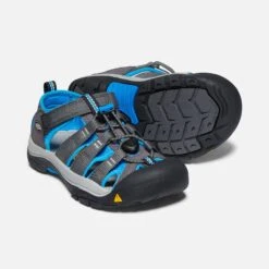 Keen Big Kids' Newport H2 Sandal - Magnet/Brilliant Blue -EveryShoes Shop 1022839 PPS PDP 1