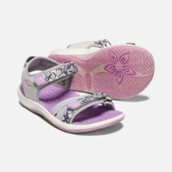Keen Little Kids' Verano Sandal - Vapor/African Violet -EveryShoes Shop 1024823 PPS PDP 1
