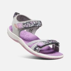 Keen Big Kids' Verano Sandal - Vapor/African Violet -EveryShoes Shop 1024829 3Q PDP 1