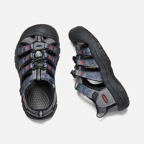 Keen Little Kids' Newport H2 Sandal - Steel Grey/Black 7 Keen Little Kids' Newport H2 Sandal - Steel Grey/Black - Image 5