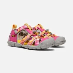 Little Kids' Seacamp II CNX Sandal - Multi/Keen Yellow -EveryShoes Shop 1026320 PLA PDP
