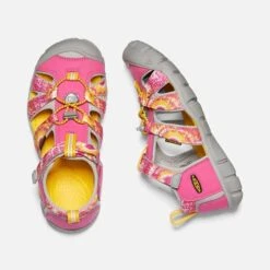 Little Kids' Seacamp II CNX Sandal - Multi/Keen Yellow -EveryShoes Shop 1026320 PLD PDP