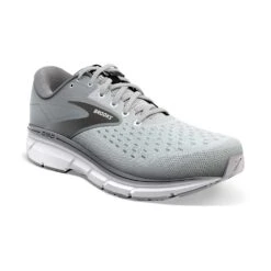 BROOKS Men's Dyad 11 Running Shoe - Grey/Black/White - Extra Wide (4E) -EveryShoes Shop 110323 084 A Dyad 11 2 1