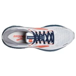 BROOKS Men's Adrenaline GTS 22 Running Shoe - Arctic/Red/Titan- Regular (D) -EveryShoes Shop 110366 004 O Adrenaline GTS 22