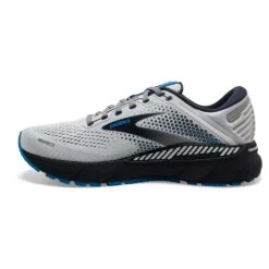 BROOKS Men's Adrenaline GTS 22 Running Shoe- Oyster/India Ink/Blue- Regular (D) -EveryShoes Shop 110366 023 M Adrenaline GTS 22 1