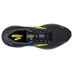 BROOKS Men's Adrenaline GTS 22 Running Shoe- Black/Blue/Nightlife- Regular (D) -EveryShoes Shop 110366 069 O Adrenaline GTS 22