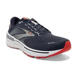 BROOKS Men's Adrenaline GTS 22 Running Shoe - Peacoat/India Ink/Grenadine - Regular (D) -EveryShoes Shop 110366 435 A Adrenaline GTS 22 1
