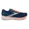 BROOKS Men's Ghost 14 Running Shoe - Titan/Teal/Flame — Regular (D) -EveryShoes Shop 110369 488 L Ghost 14