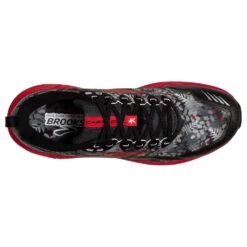 BROOKS Men's Cascadia 16 Trail Running Shoe - Black/Grey/Red - Regular (D) -EveryShoes Shop 110376 008 O Cascadia 16