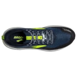 BROOKS Men's Cascadia 16 Trail Running Shoe- Titan/Peacoat/Nightlife- Regular (D) -EveryShoes Shop 110376 411 O Cascadia 16