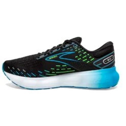 BROOKS Men's Glycerin 20 Running Shoe- Black/Hawaiian Ocean/Green - Regular (D) 11 BROOKS Men's Glycerin 20 Running Shoe- Black/Hawaiian Ocean/Green - Regular (D) -EveryShoes Shop 110382 006 M Glycerin 20