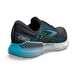 BROOKS Men's Glycerin GTS 20 Running Shoes - Black/Hawaiian Ocean/Green - Regular (D) -EveryShoes Shop 110383 006 H Glycerin GTS 20