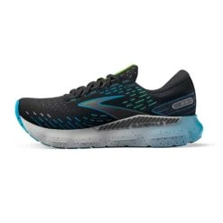 BROOKS Men's Glycerin GTS 20 Running Shoes - Black/Hawaiian Ocean/Green - Regular (D) -EveryShoes Shop 110383 006 M Glycerin GTS 20