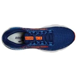 BROOKS Men's Glycerin GTS 20 Running Shoe - Blue Depths/Palace Blue/Orange - Regular (D) -EveryShoes Shop 110383 444 O Glycerin GTS 20 c68f8725 dabf 4b2f b1b6 a4e781c986de