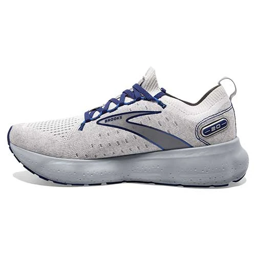 BROOKS Men's Glycerin StealthFit 20 Running Shoe - Oyster/Alloy/Blue Depths - Regular (D) 4 BROOKS Men's Glycerin StealthFit 20 Running Shoe - Oyster/Alloy/Blue Depths - Regular (D) - Image 2
