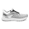 BROOKS Men's Glycerin StealthFit 20 Running Shoe - White/Grey/Black - Regular (D) -EveryShoes Shop 110384 135 L Glycerin StealthFit 20