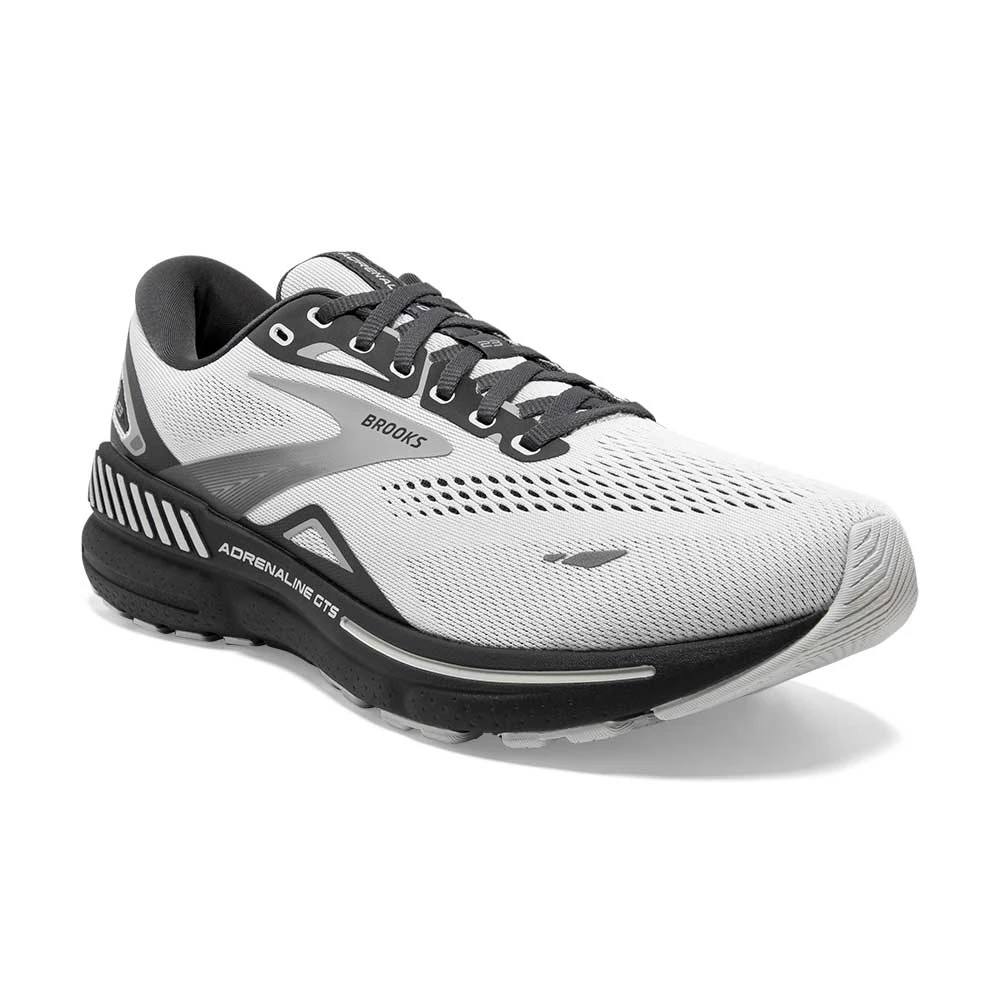 BROOKS Men's Adrenaline GTS 23 Running Shoe- Oyster/Ebony/Alloy- Regular (D) 4 BROOKS Men's Adrenaline GTS 23 Running Shoe- Oyster/Ebony/Alloy- Regular (D) - Image 2
