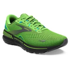 BROOKS Men's Adrenaline GTS 23 Running Shoe - Green Gecko/Grey/Atomic Blue- Regular (D) 9 BROOKS Men's Adrenaline GTS 23 Running Shoe - Green Gecko/Grey/Atomic Blue- Regular (D) -EveryShoes Shop 110391 373 A Adrenaline GTS 23