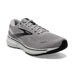 BROOKS Men's Ghost 15 Running Shoe - Alloy/Oyster/Black- Narrow (B) -EveryShoes Shop 110393 098 A Ghost 15 343b4538 10da 473a 9157 ca696f1f249e