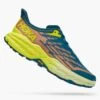 Hoka Men's Speedgoat 5 Trail Shoes - Blue Coral/Evening Primrose - Regular (D) -EveryShoes Shop 1123157 BCEP 2