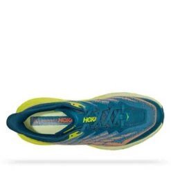 Hoka Men's Speedgoat 5 Trail Shoes - Blue Coral/Evening Primrose - Regular (D) -EveryShoes Shop 1123157 BCEP 5