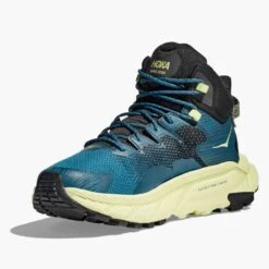 Hoka Men's Trail Code GTX Hiking Boot- Blue Graphite/Blue Coral -EveryShoes Shop 1123165 BGBCR 3