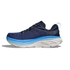 Hoka Men's Bondi 8 Running Shoe - Outer Space/All Aboard - Regular (D) -EveryShoes Shop 1123202 OSAA 8