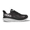 Hoka Men's Clifton 9 Running Shoe - Black/White -EveryShoes Shop 1127895 BWHT 1