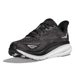 Hoka Men's Clifton 9 Running Shoe- Black/White - Wide (2E) -EveryShoes Shop 1127896 BWHT 3 ab7b67c5 df39 471f 9632 37f3075f54dc
