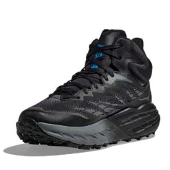 Hoka Men's Speedgoat 5 Mid GTX Running Shoe - Black/Black -EveryShoes Shop 1127918 BBLC 3