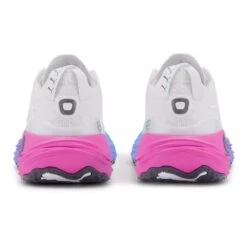 Puma Men's ForeverRun Nitro Sunset Running Shoe - White/Luminous Blue/Electric Orchid- Regular (D) -EveryShoes Shop 38000702 WhiteBlue BCK