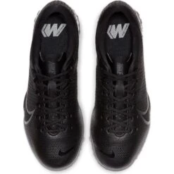 Nike Jr. Mercurial Vapor 13 Academy TF Soccer Cleat - Black/Cool Grey/Metallic Cool Grey -EveryShoes Shop AT8145 001 PHCTH001