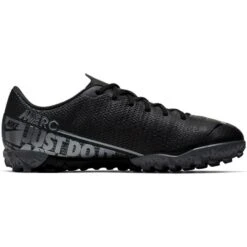 Nike Jr. Mercurial Vapor 13 Academy TF Soccer Cleat - Black/Cool Grey/Metallic Cool Grey -EveryShoes Shop AT8145 001 PHSRH001