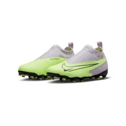 Nike Youth Phantom GX Academy DF FG/MG Soccer Cleats - Barely Volt/Gridiron - Regular (D) -EveryShoes Shop AURORA DD9546 705 PHCFH001 2000