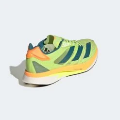 ADIDAS Unisex ADIZERO Adios Pro 2 - Pulse Lime/Real Teal/Flash Orange-Regular (D) -EveryShoes Shop Adizero Adios Pro 2.0 Shoes Green GX3124 05 standard
