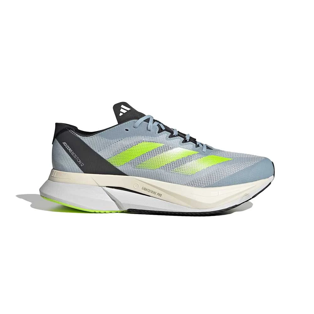 ADIDAS Men's Adizero Boston 12 Running Shoe - Wonder Blue/Lucid Lemon/Carbon - Regular (D) 3 ADIDAS Men's Adizero Boston 12 Running Shoe - Wonder Blue/Lucid Lemon/Carbon - Regular (D)