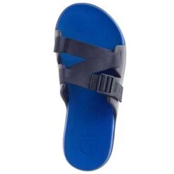 Chaco Men's Chillos Slide- Active Blue- Regular (B) -EveryShoes Shop CHAM JCH107099 080219 S20 TOP