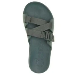 Chaco Men's Chillos Slide - Scarab - Regular (D) -EveryShoes Shop CHAM JCH108297 050321 S22 TOP