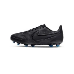 Youth Nike Jr. Tiempo Legend 9 Club MG Soccer Shoe -Black/White -EveryShoes Shop DA1331 001 PHSLH000