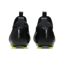 Nike Youth JR Vapor 15 Academy FG/MG Soccer Shoe - Black/Dark Smoke -EveryShoes Shop DJ5617 001 PHCBH000