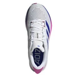 ADIDAS Men's ADIZERO SL Running Shoe - Ftwr White/Lucid Blue/Lucid Fuchsia - Regular (D) -EveryShoes Shop GV9095 01