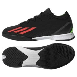 ADIDAS JR X Speedportal .3 IN Soccer Shoe - Core Black/Solar Red/Team Solar Green - Regular (D) 8 ADIDAS JR X Speedportal .3 IN Soccer Shoe - Core Black/Solar Red/Team Solar Green - Regular (D) -EveryShoes Shop HR1792